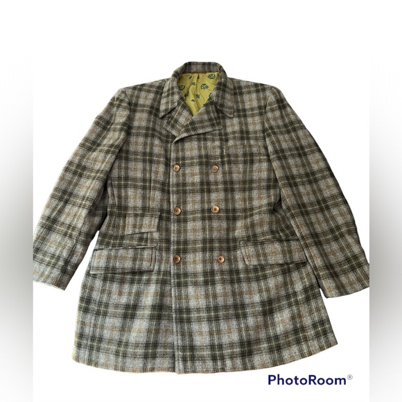 VINCENT SORRENTINO ORIGINAL WOOL BLAZER WITH SHOULDER PADS Men’s EUC 80s vintage - Picture 2 of 12